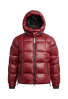 EZ Boxed Puffer Racer Jacket Lux Red
