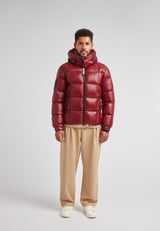 EZ Boxed Puffer Racer Jacket Lux