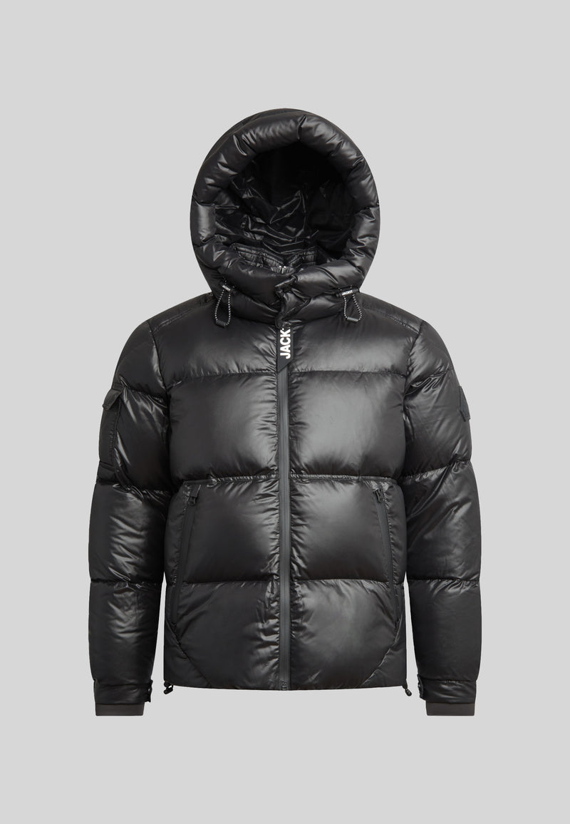 EZ Water Puffer Racer Jacket Lux Black