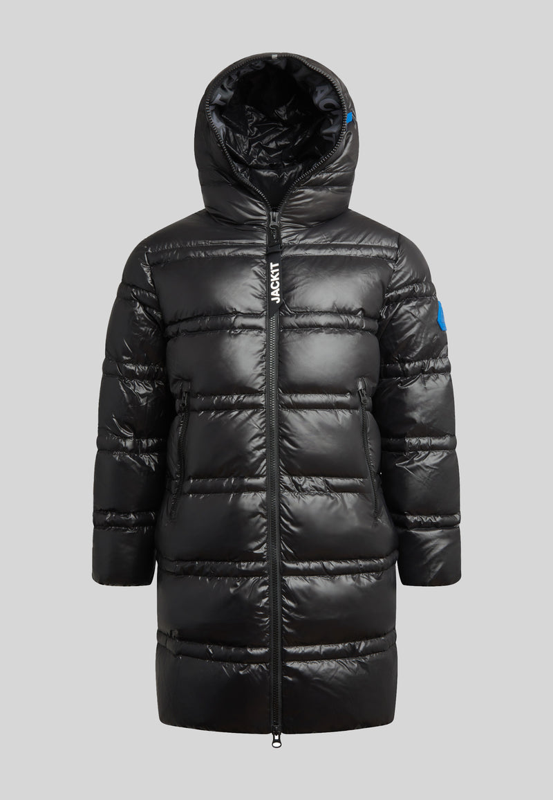 R4D Tramline Puffer Coat Lux Black