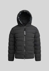 R4D Tramline Puffer Racer Jacket Matt Black