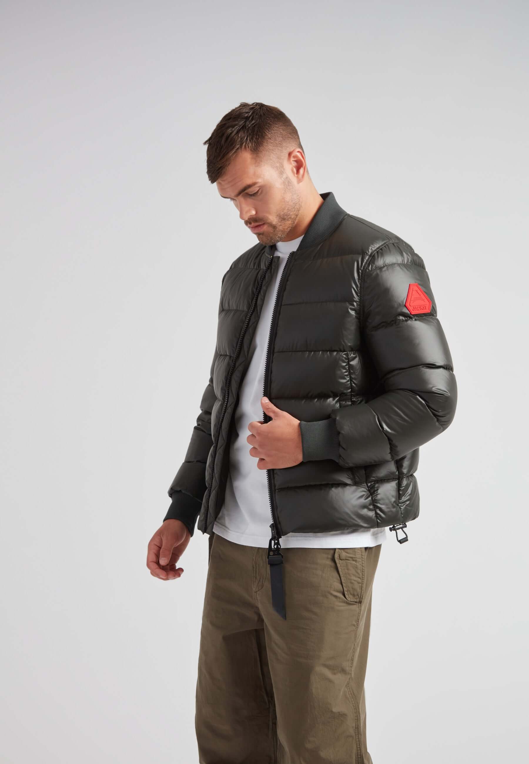 Vortex Olive Bomber Jacket - Stylish Performance Outerwear – JACK1T