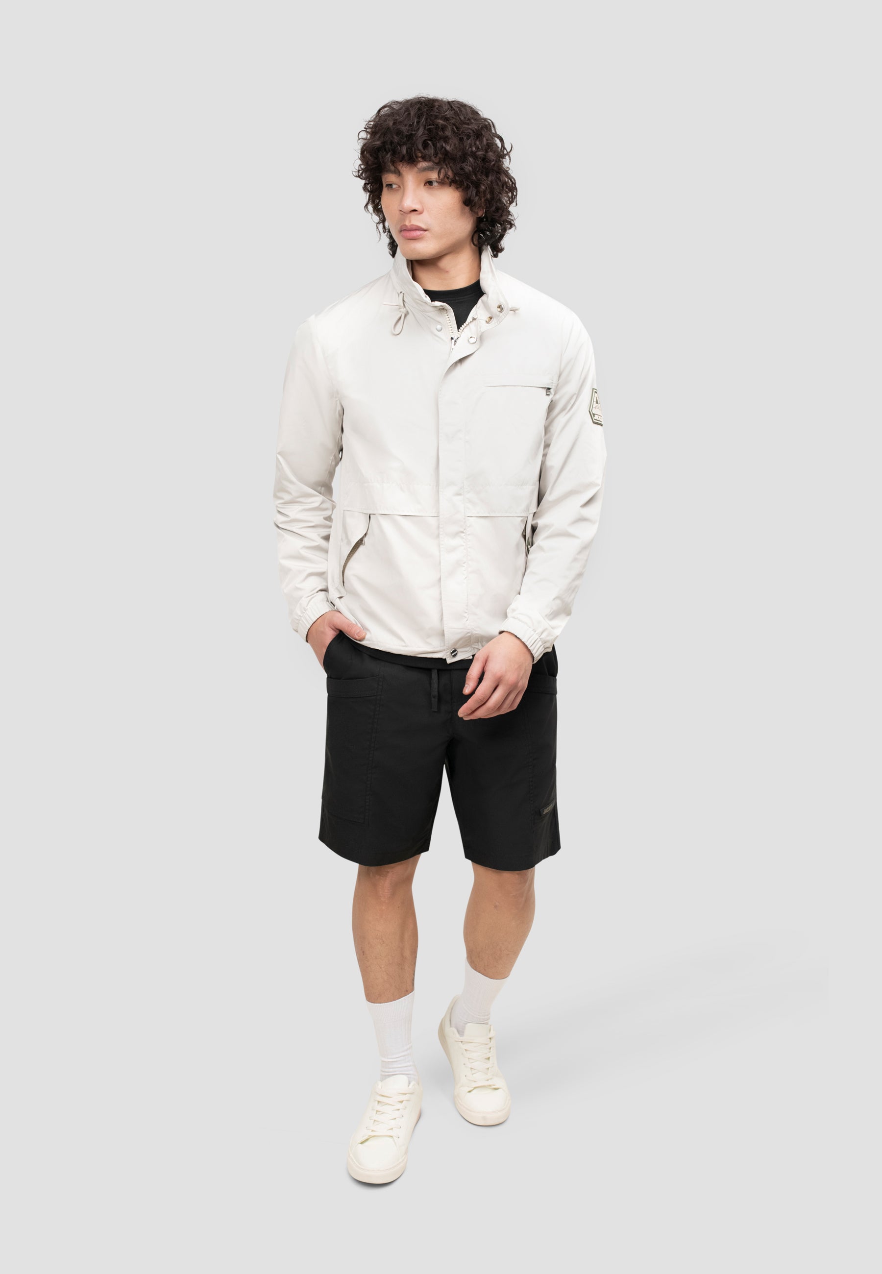 Men's Stone Windbreaker - Atlas Lightweight Windbreaker – JACK1T