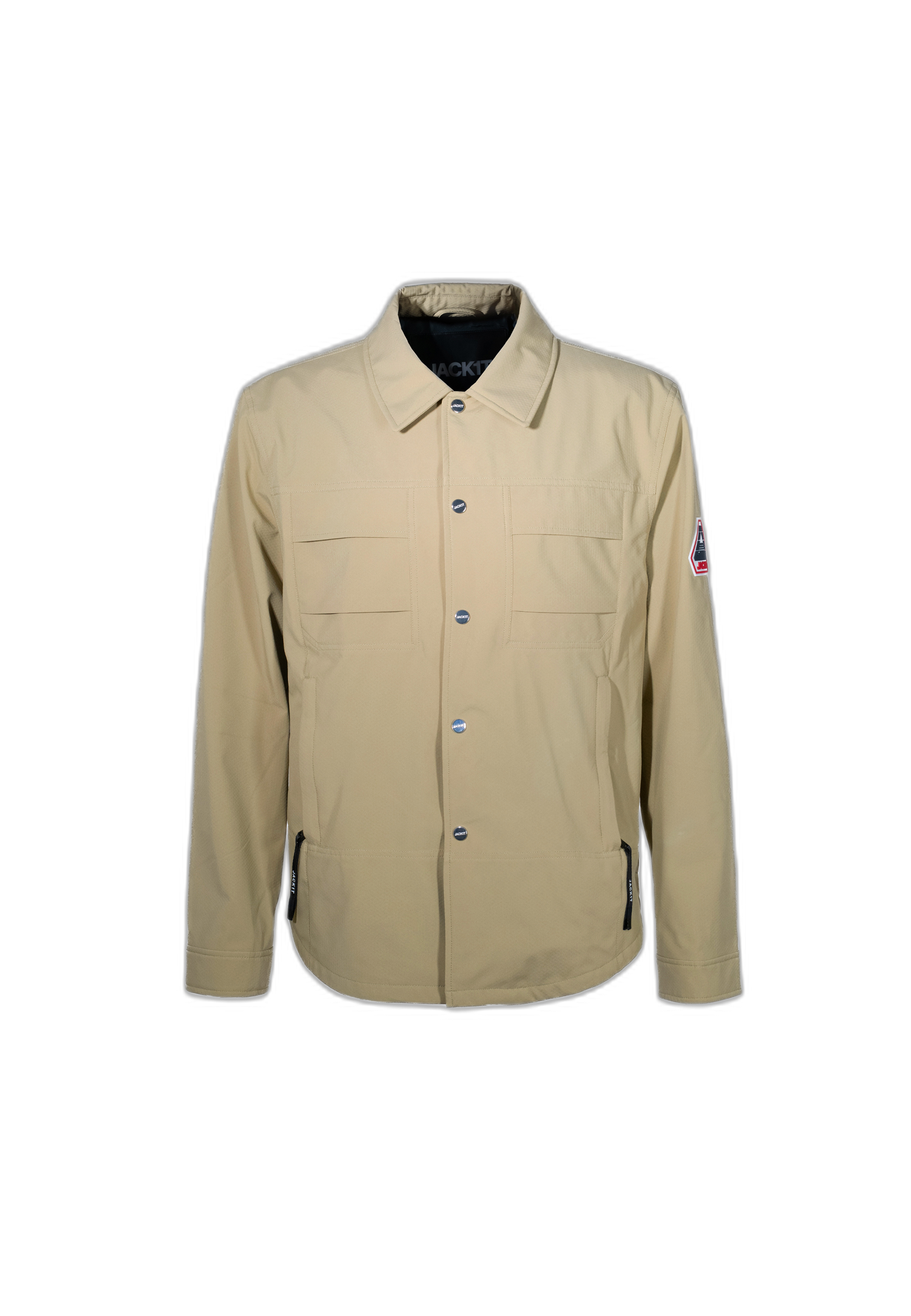 Mens Sand Shirt Jacket - Eden Shirt Jacket | JACK1T