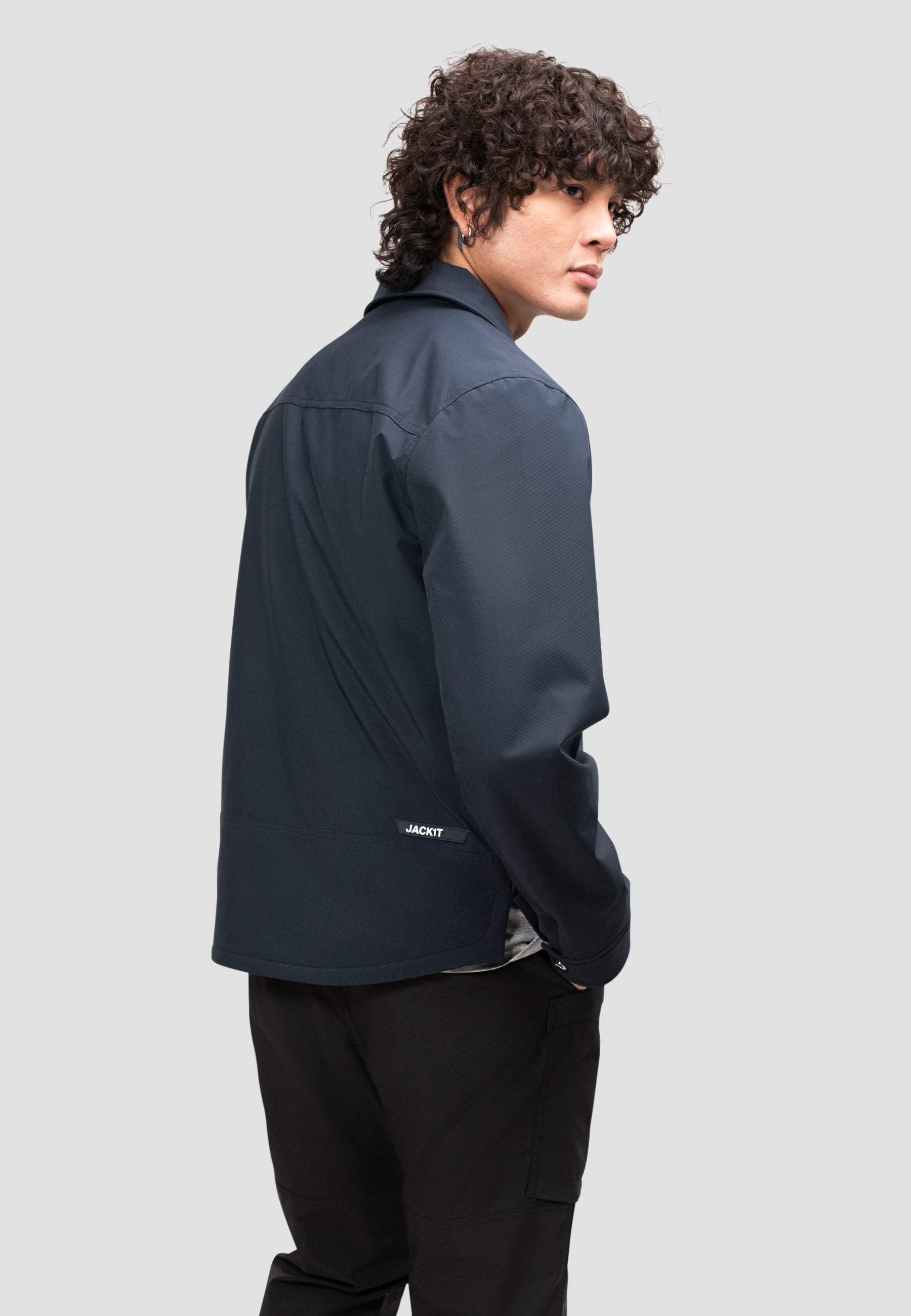 Mens Navy Shirt Jacket - Eden Shirt Jacket | JACK1T Mens Navy Shirt Jacket - Eden Shirt Jacket | JACK1T
