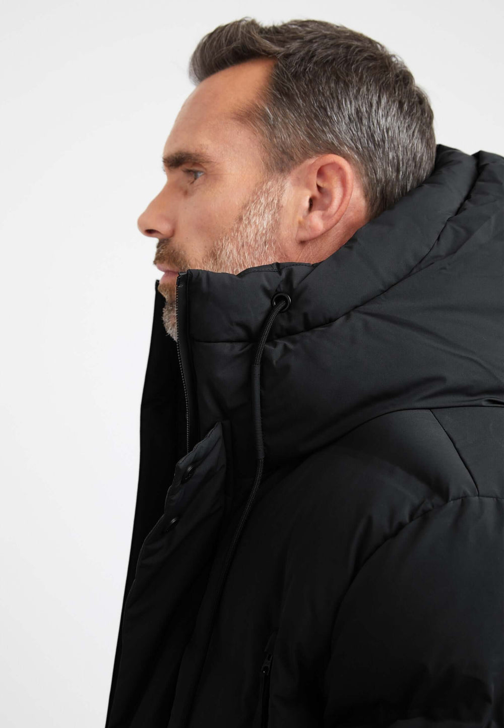 Supremo Coat Black detail shot by JACK1T