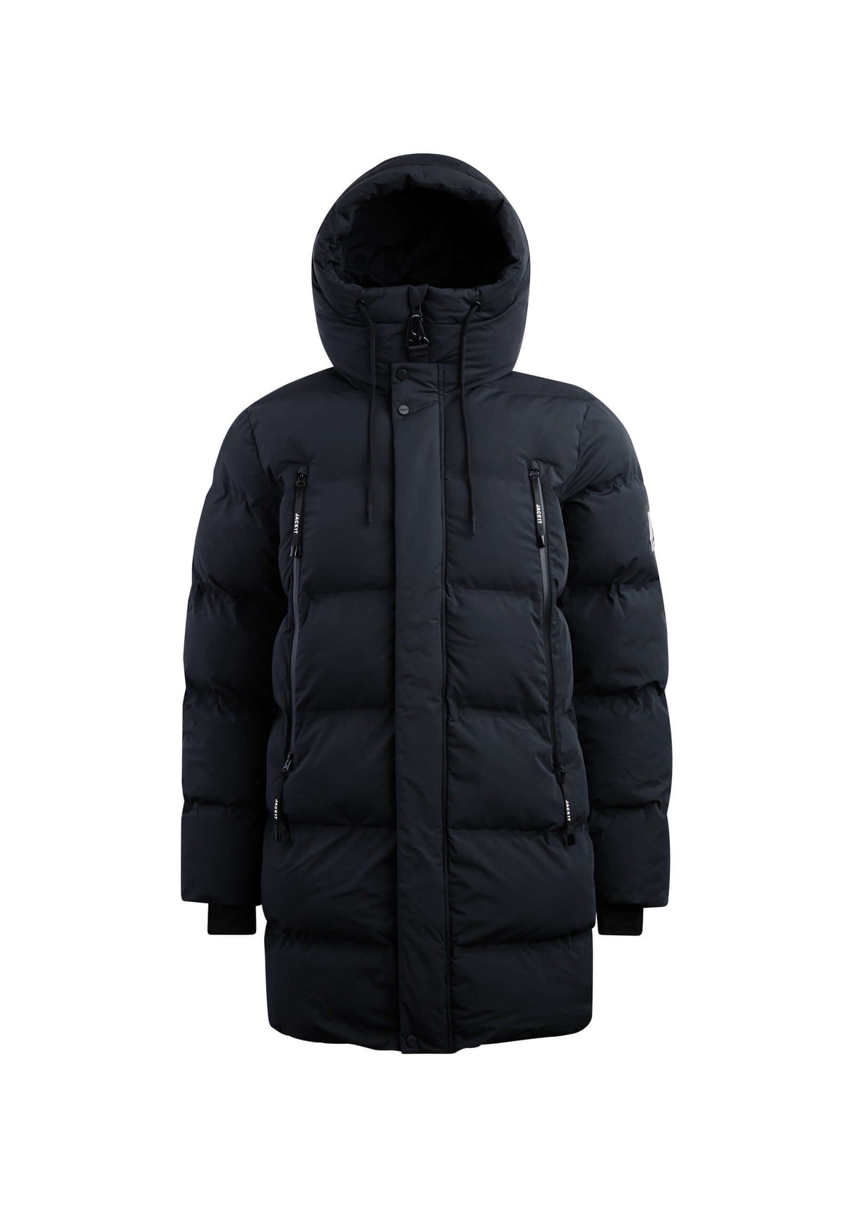 Supremo Coat Black flat lay swatch