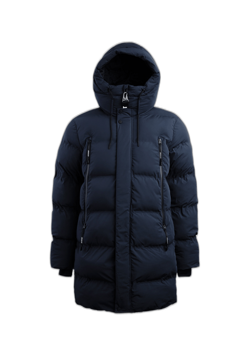 Supremo Coat Navy flat lay swatch