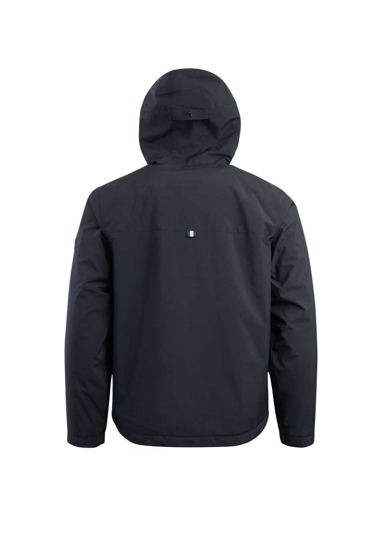 Thorium Hooded Jacket Black flat lay swatch
