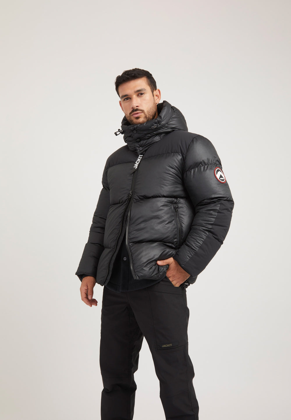 Expedition Parka Black/Black styled shot by JACK1T