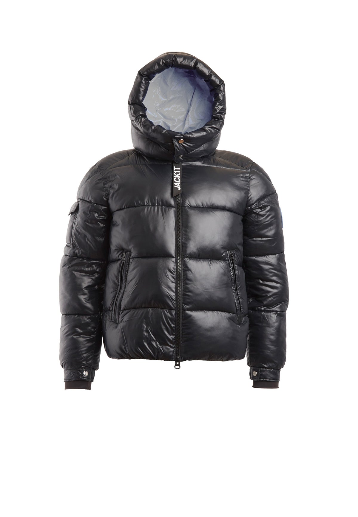 EZ Slick Racer Jacket Black/Stone flat lay swatch