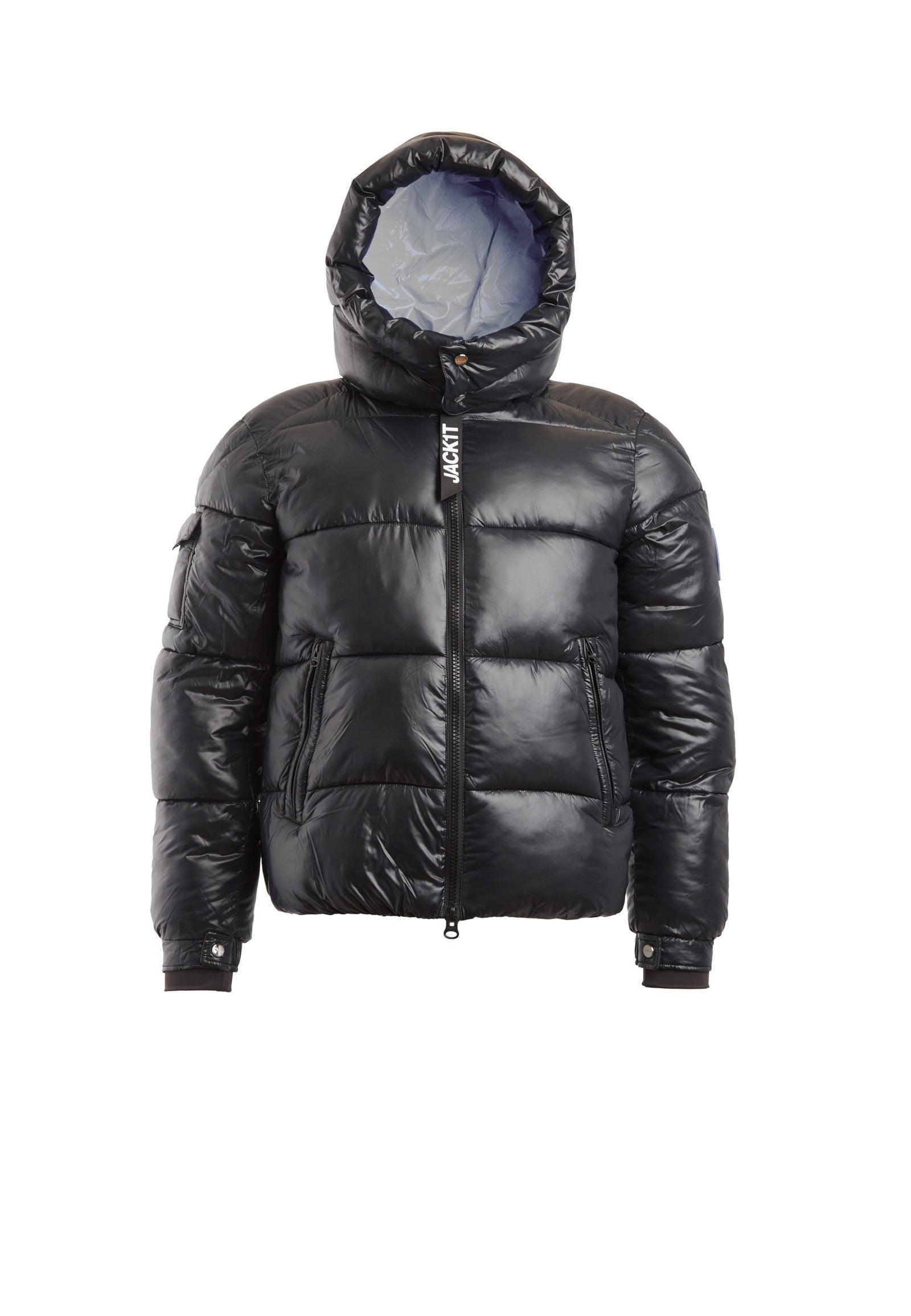 EZ Slick Racer Jacket Black/Stone flat lay swatch