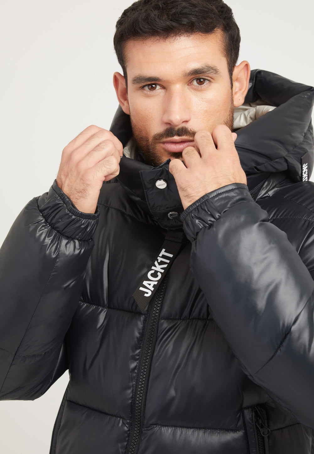EZ Slick Racer Jacket Black/Stone styled shot by JACK1T
