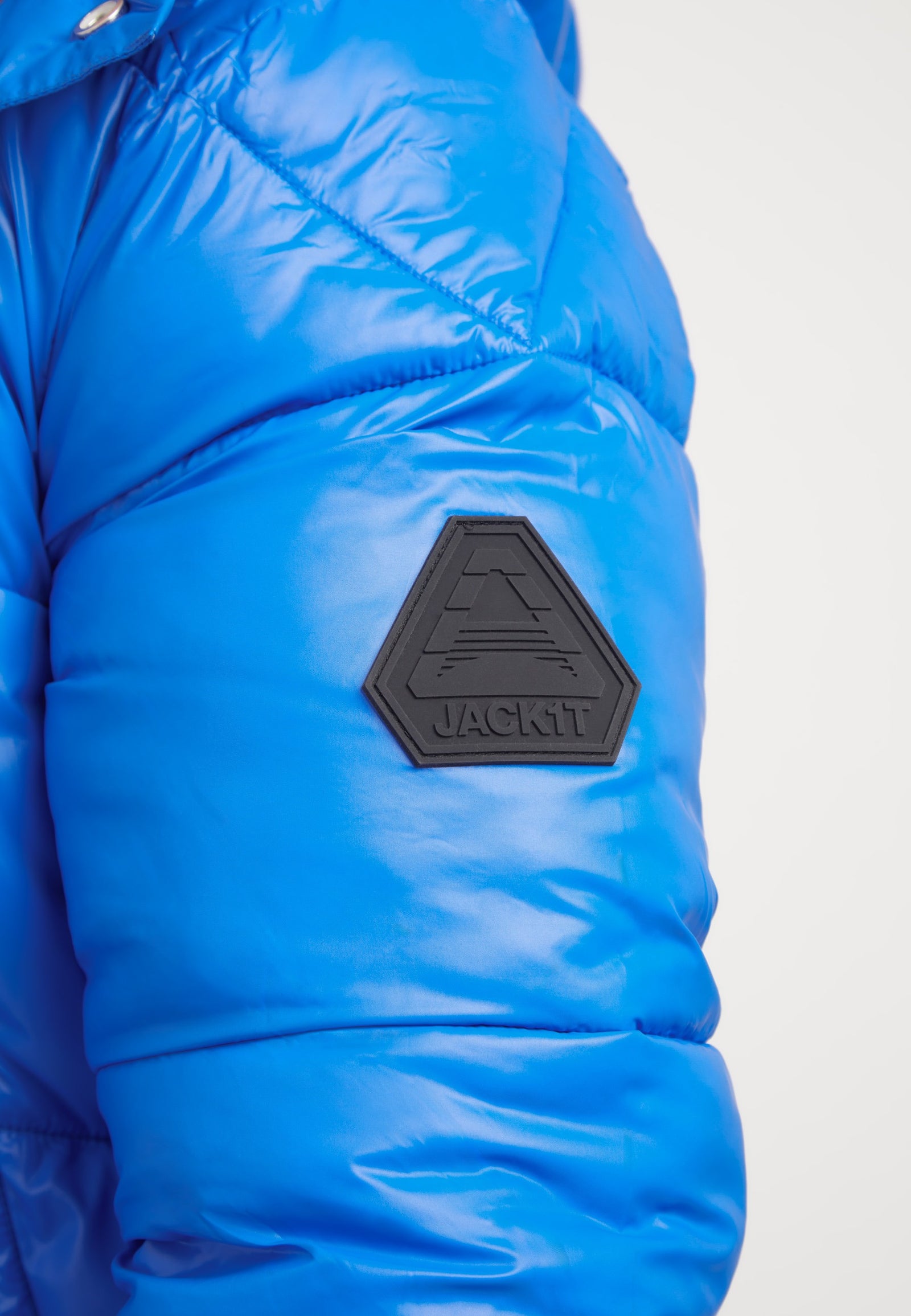 EZ Slick Racer Jacket Glacial Blue detail shot by JACK1T