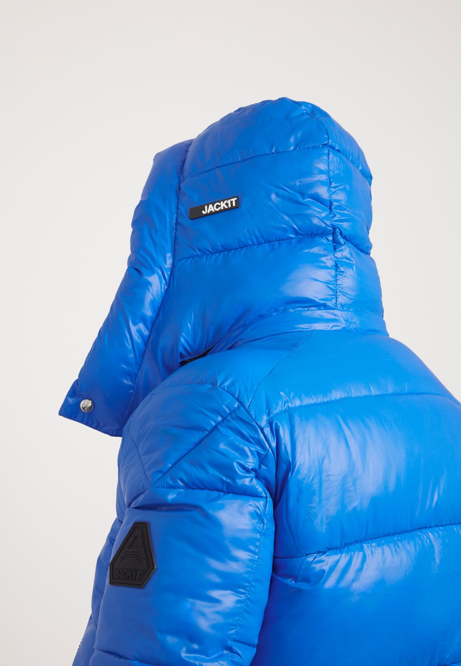 EZ Slick Racer Jacket Glacial Blue detail shot by JACK1T