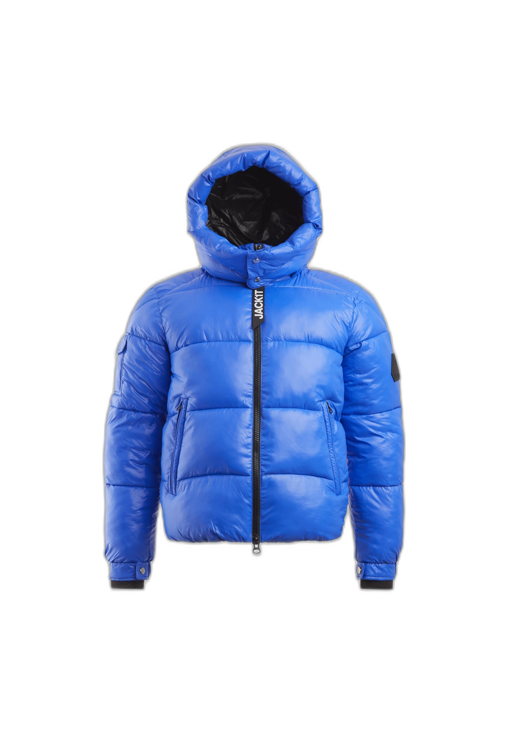 EZ Slick Racer Jacket Glacial Blue flat lay cutout