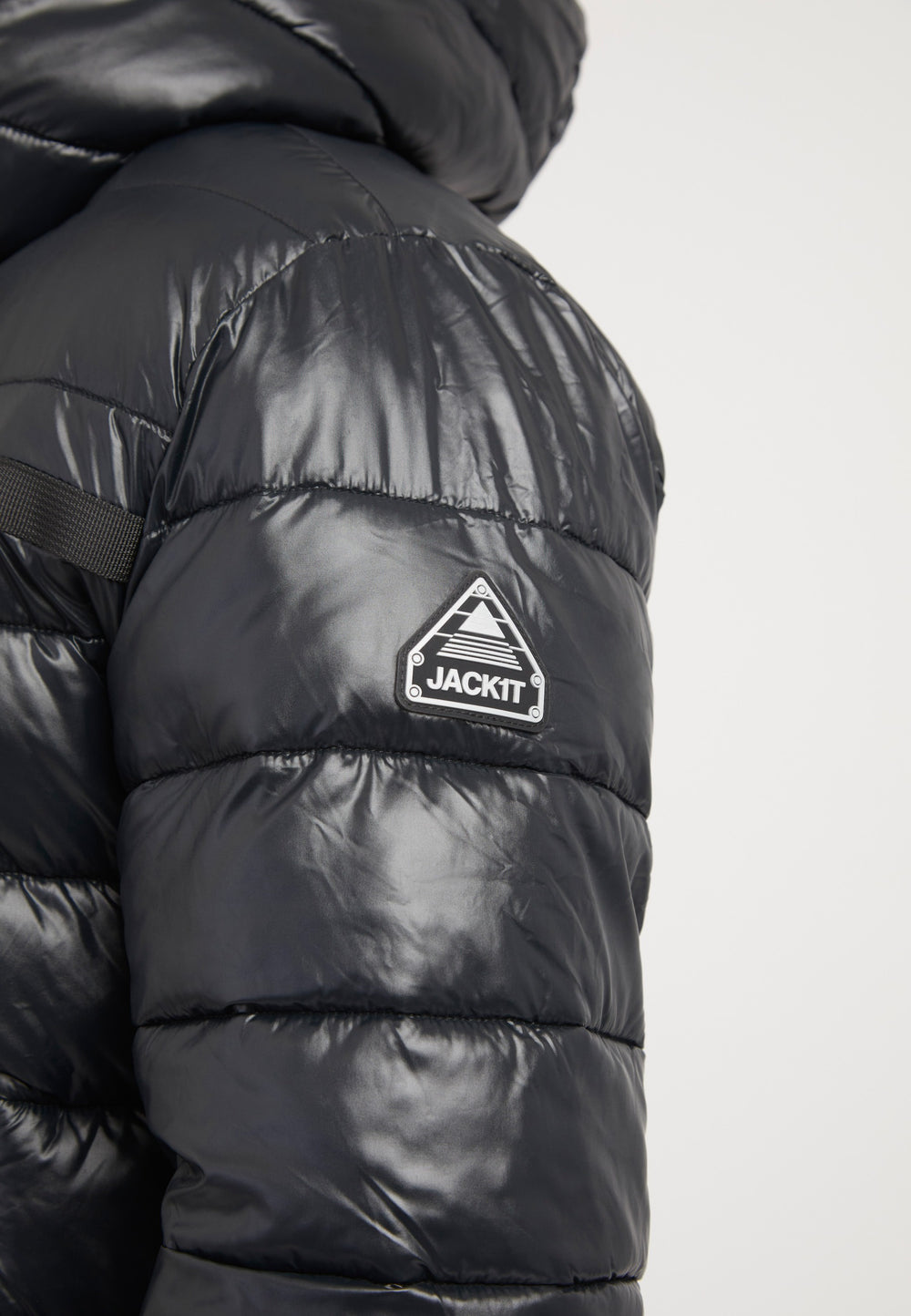 R3D Slick Racer Jacket Black detail shot by JACK1T