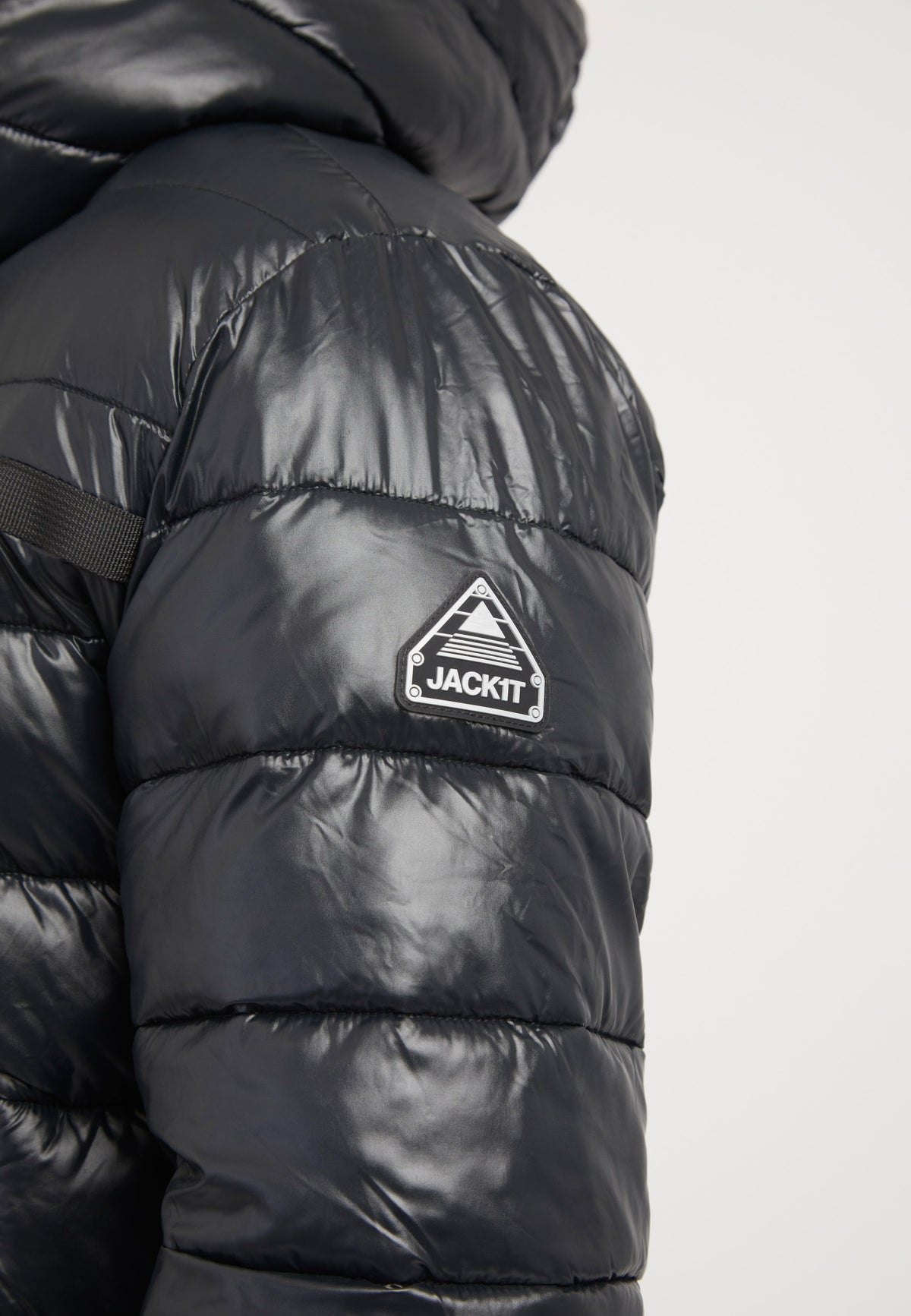 R3D Slick Racer Jacket Black detail shot by JACK1T