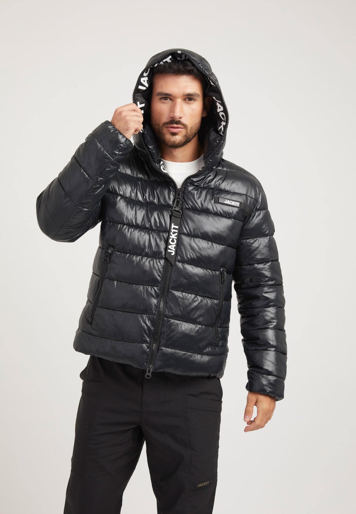 R3D Slick Racer Jacket Black styled shot by JACK1T