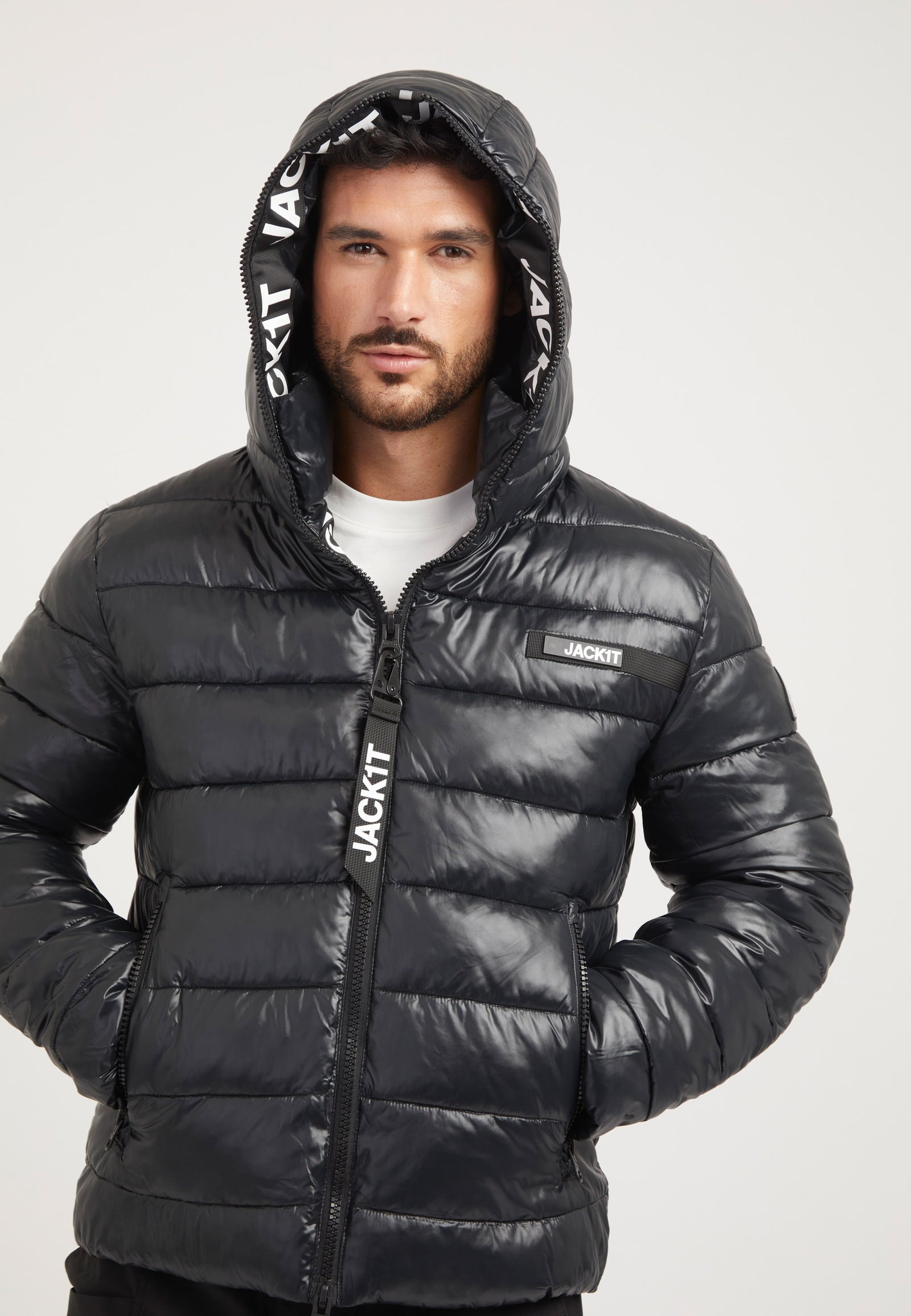R3D Slick Racer Jacket Black styled shot by JACK1T