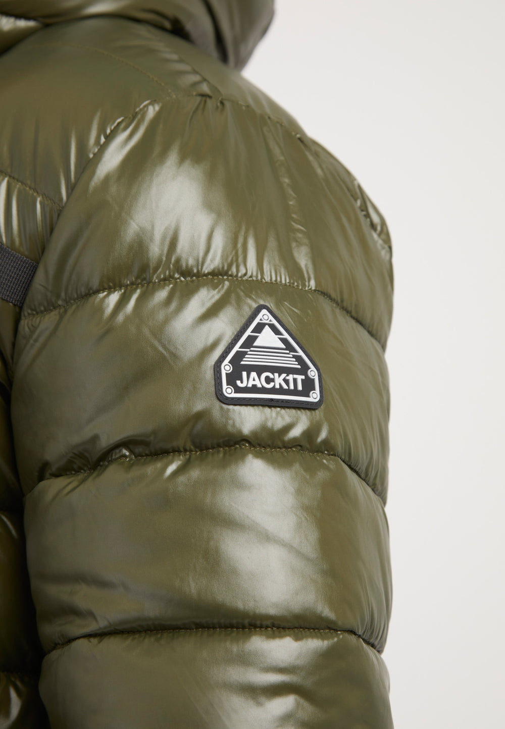 R3D Slick Racer Jacket Olive detail shot by JACK1T
