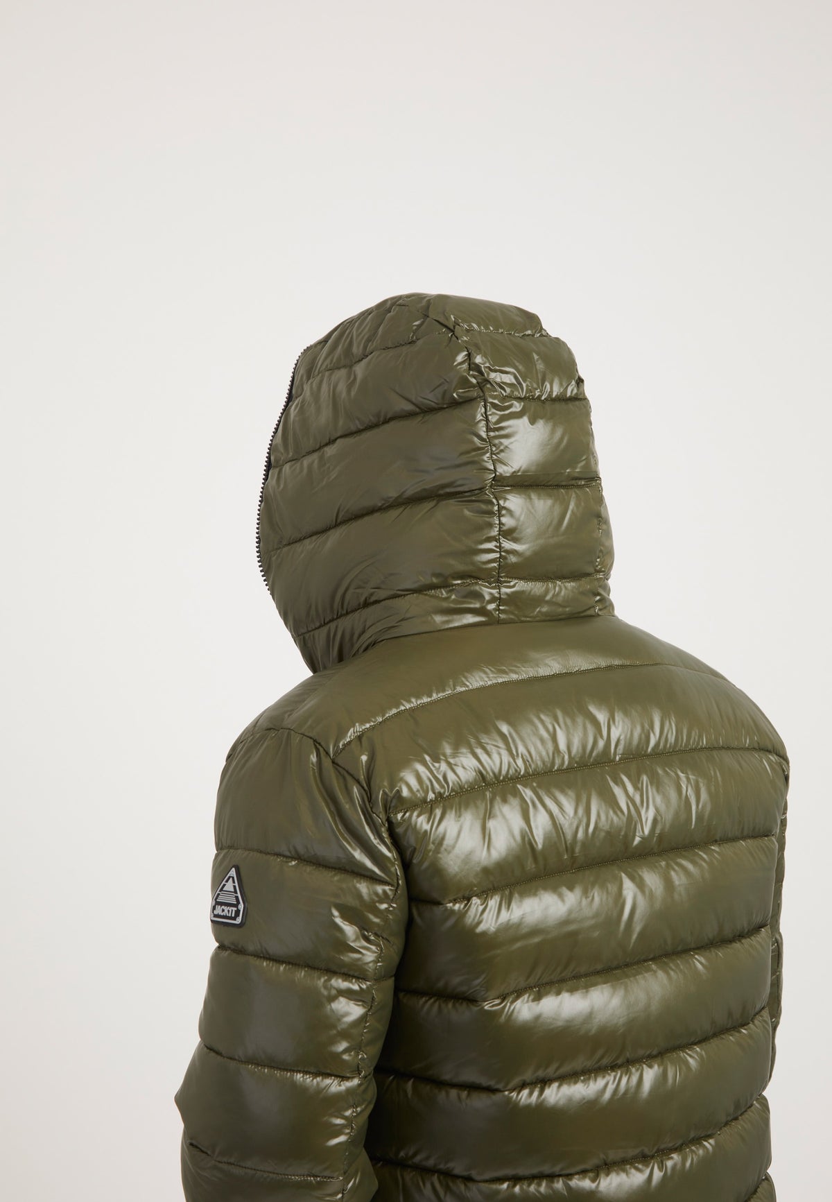 R3D Slick Racer Jacket Olive detail shot by JACK1T