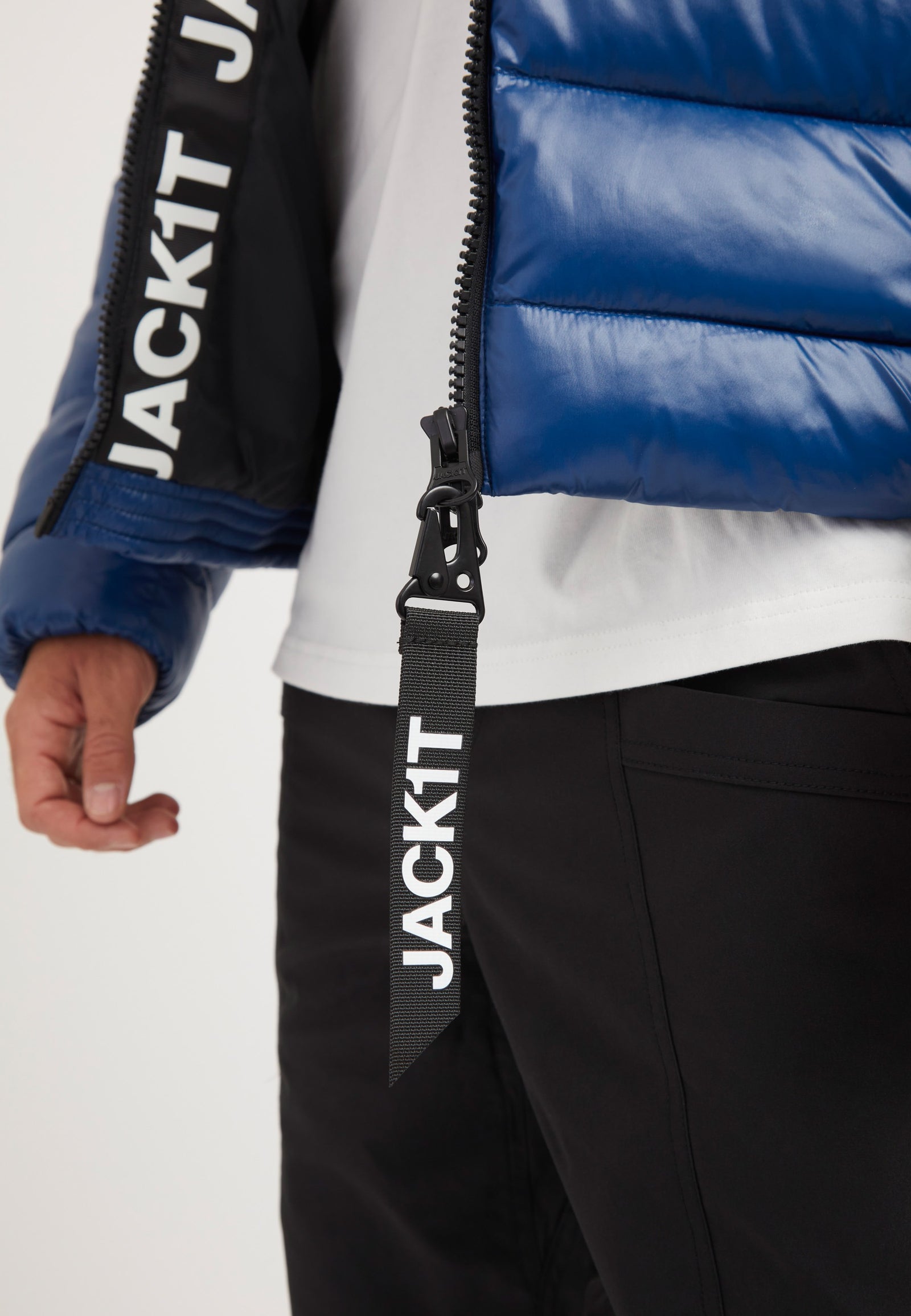 R3D Slick Racer Jacket Royal detail shot by JACK1T