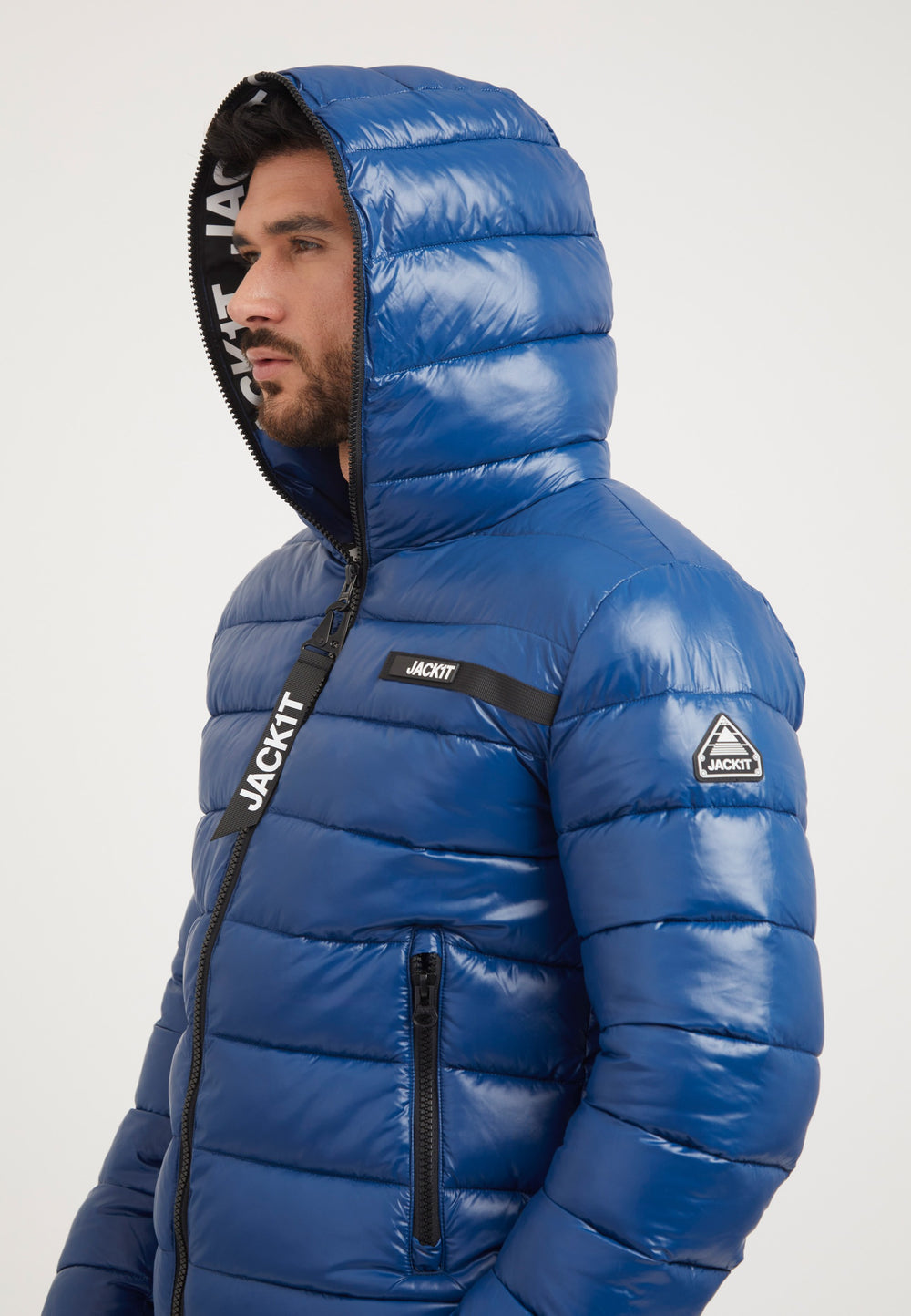 R3D Slick Racer Jacket Royal styled shot by JACK1T