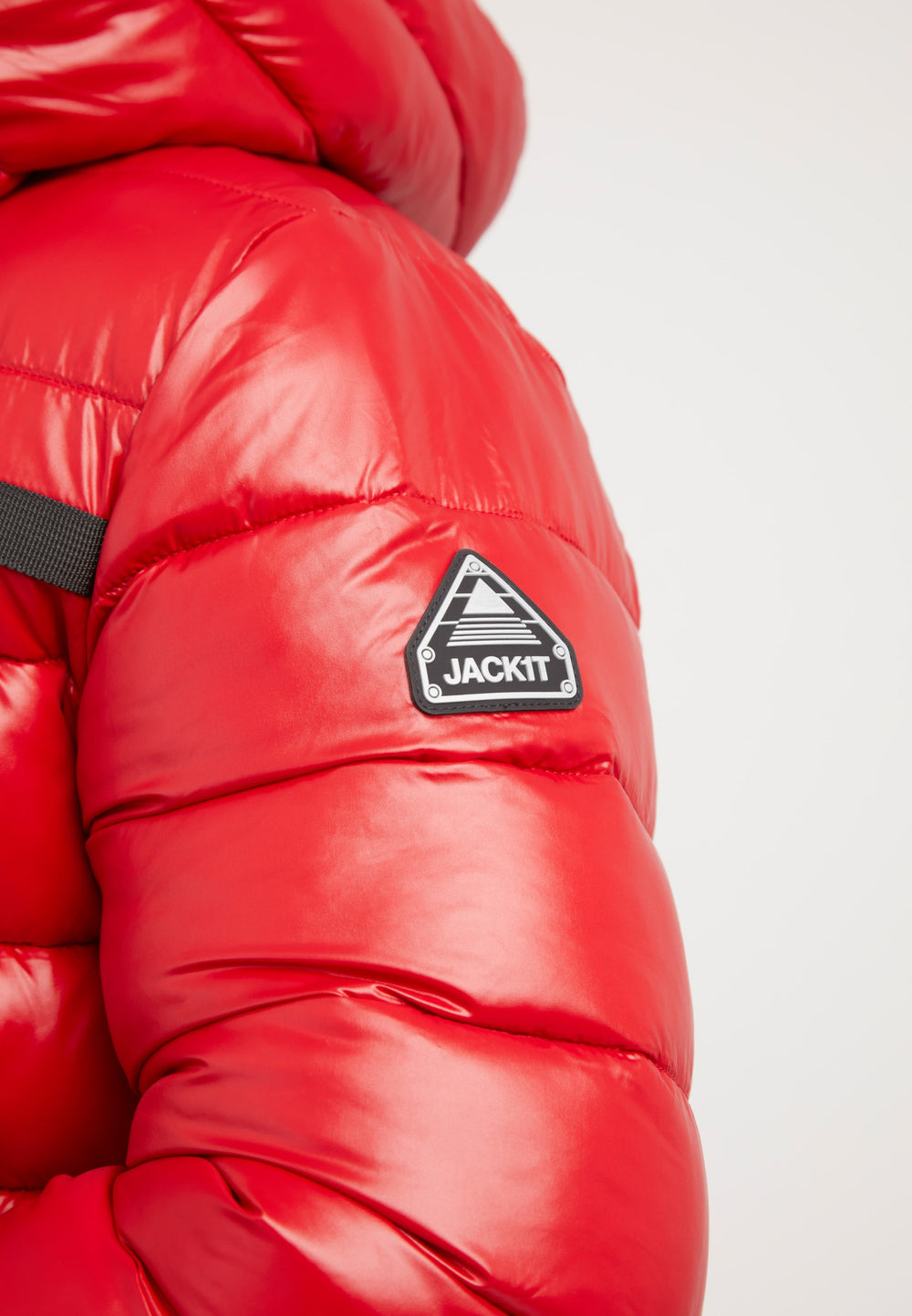 R3D Slick Racer Jacket Cherry Red detail shot by JACK1T
