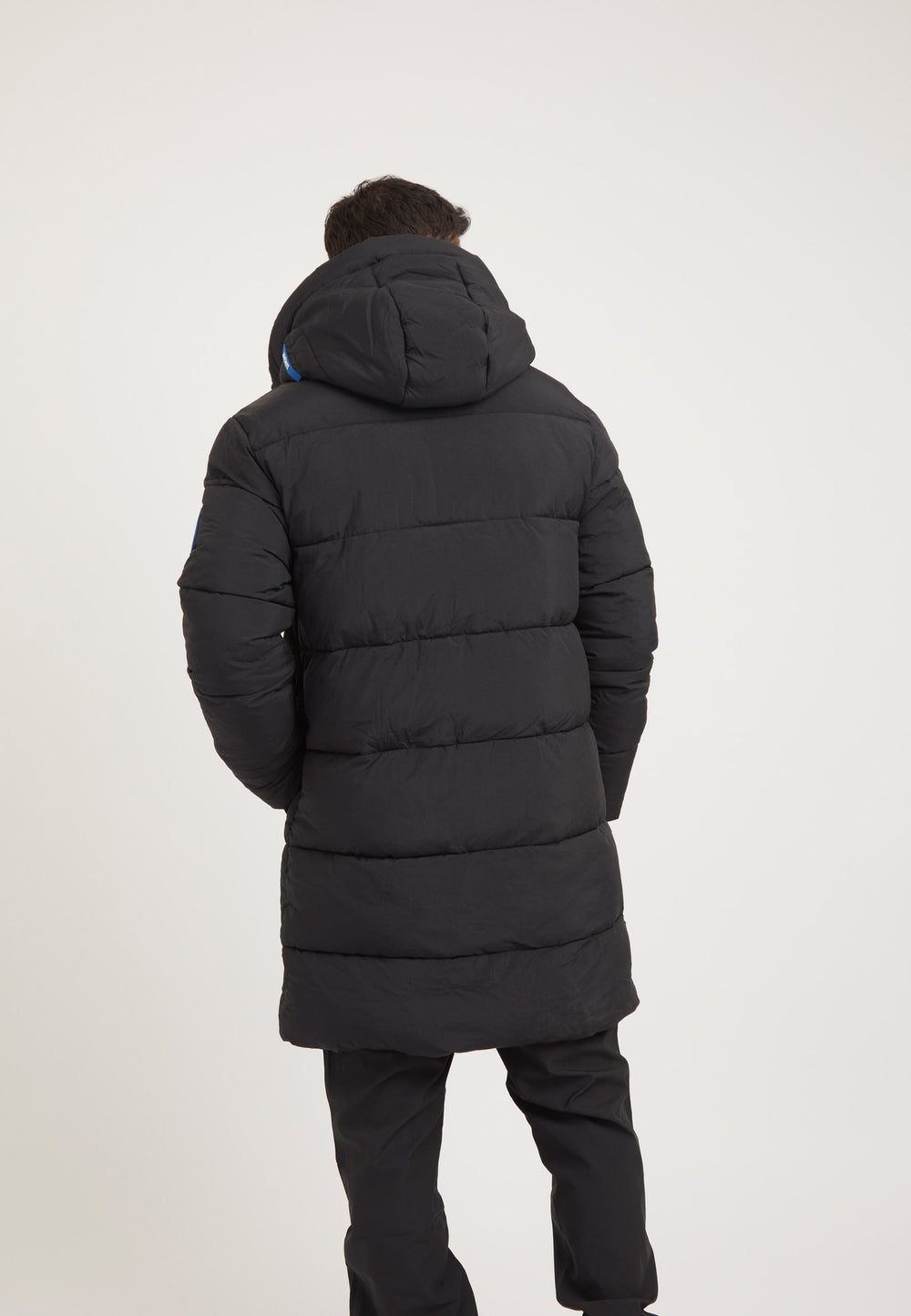 Nomad ONELOFT Parka Coat 2.0 Black on model full length by JACK1T