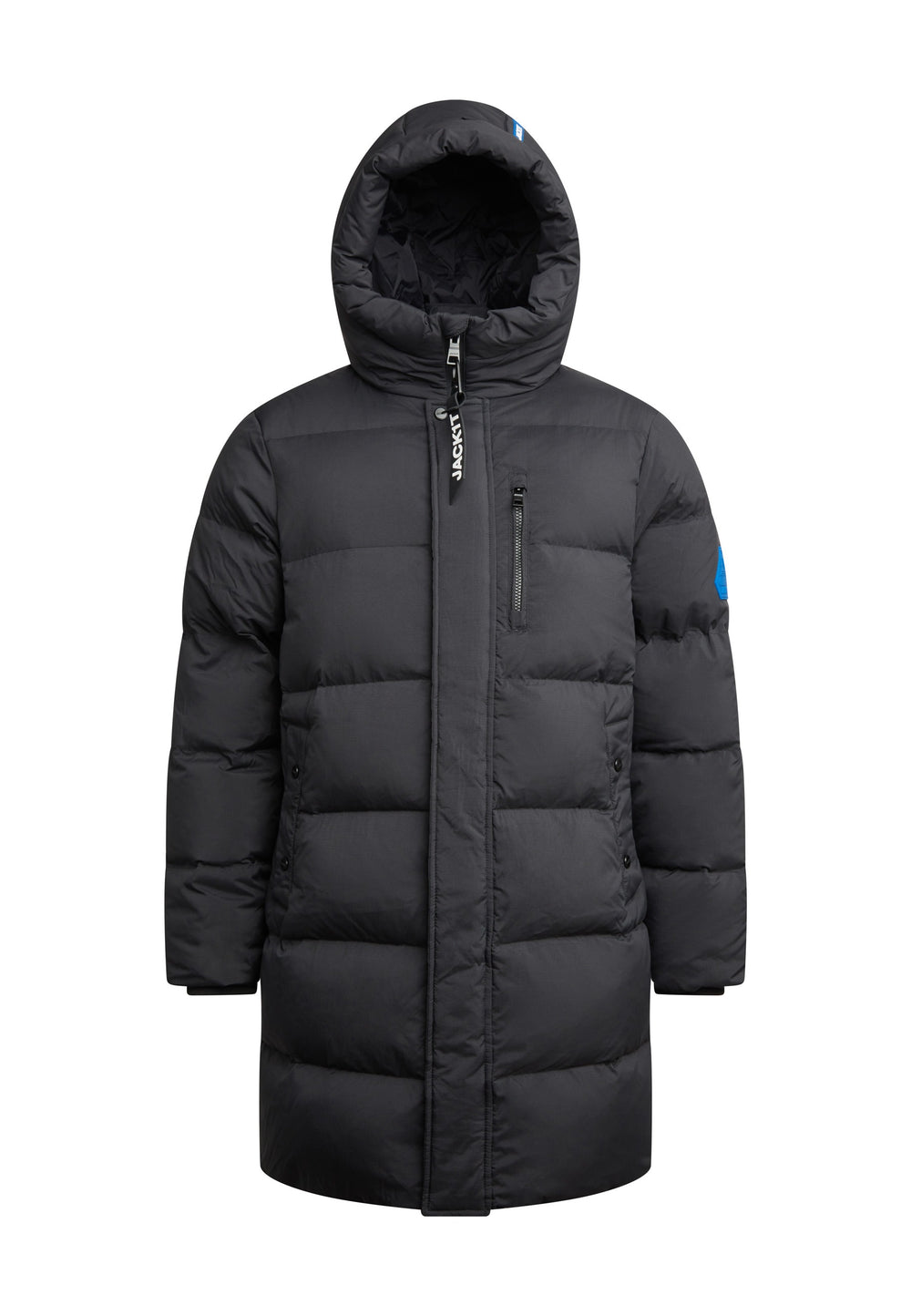 Nomad ONELOFT Parka Coat 2.0 Black flat lay swatch