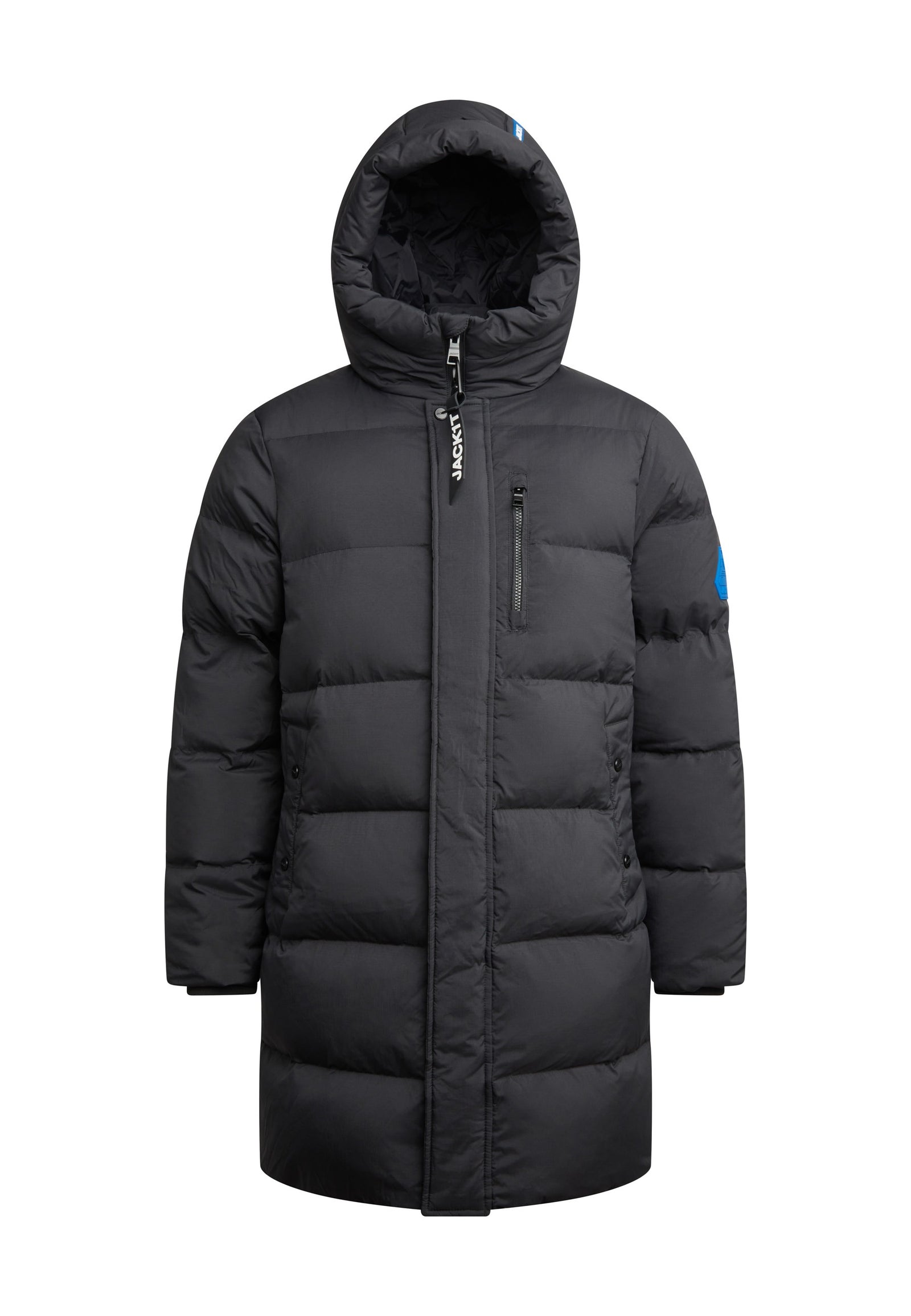 Nomad ONELOFT Parka Coat 2.0 Black flat lay swatch