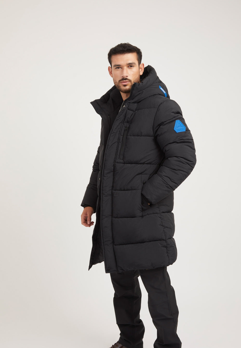 Nomad ONELOFT Parka Coat 2.0 Black styled shot by JACK1T