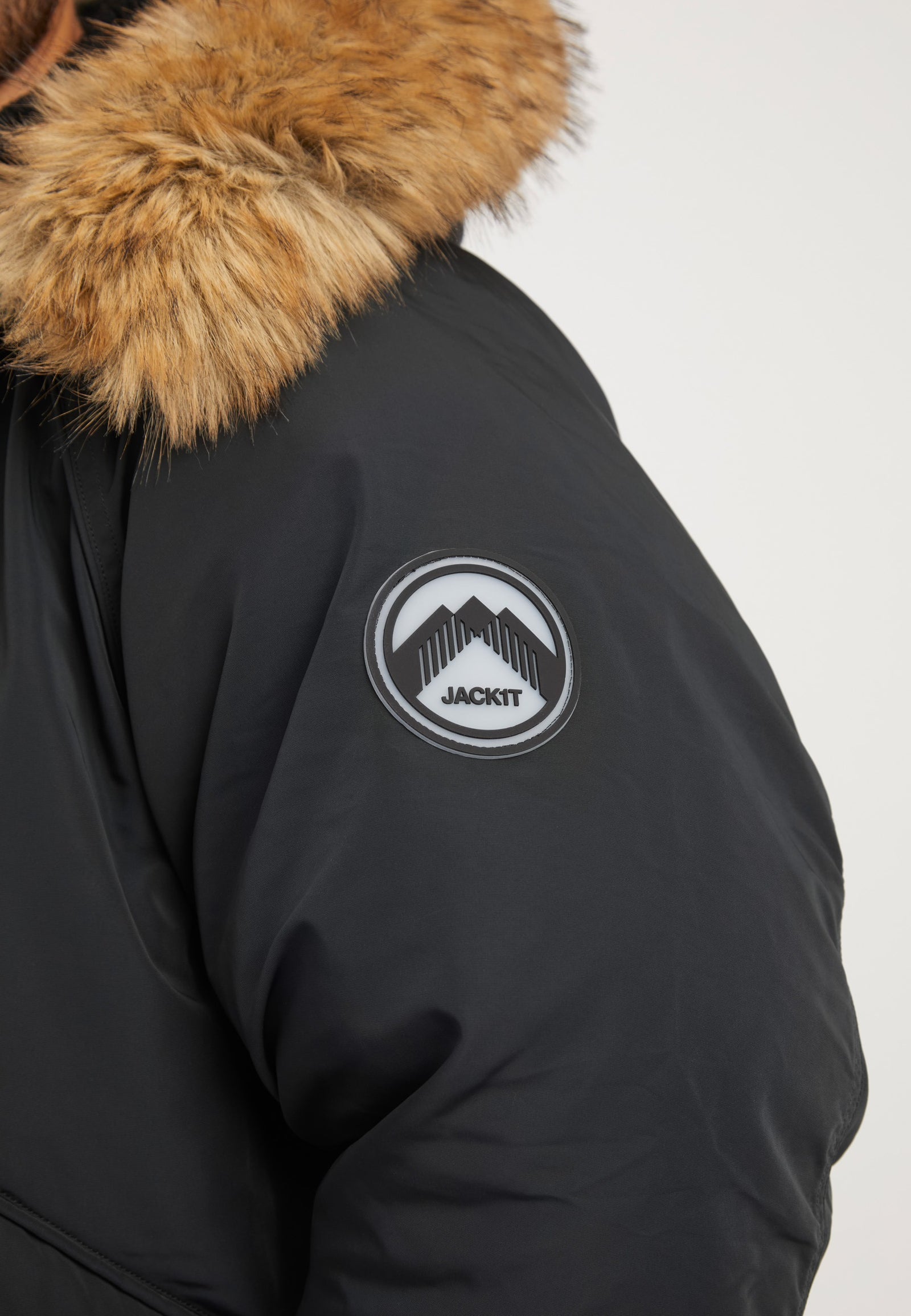 First Rescue Bomber Jacket Black detail shot by JACK1T