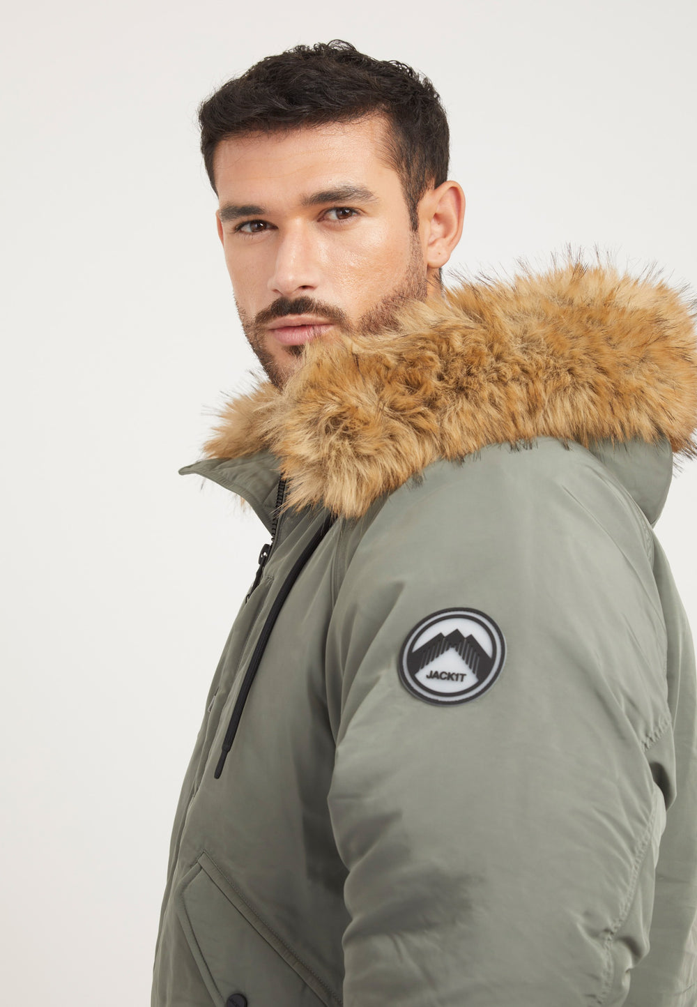 First Rescue Bomber Jacket Olive styled shot by JACK1T