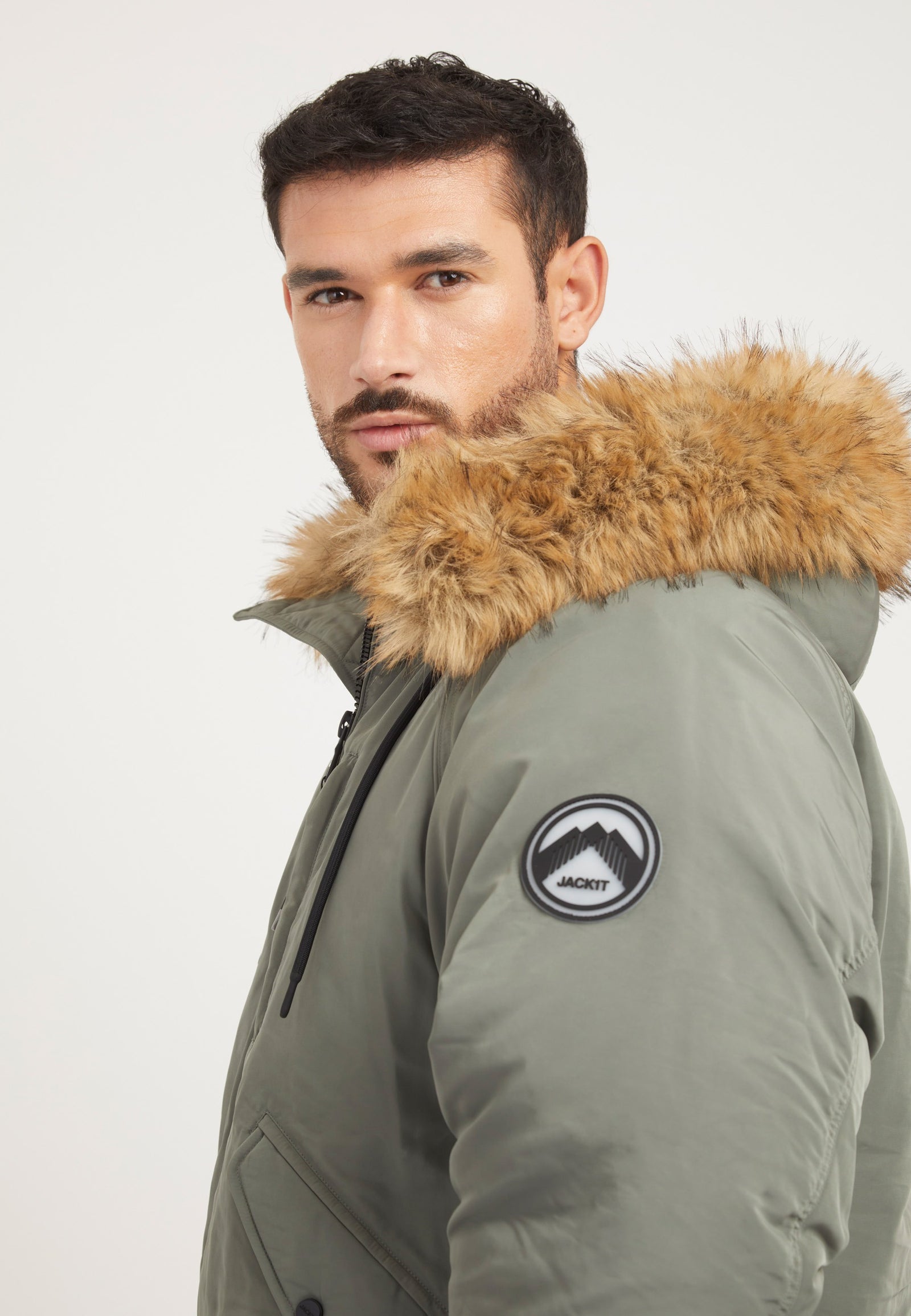 First Rescue Bomber Jacket Olive styled shot by JACK1T