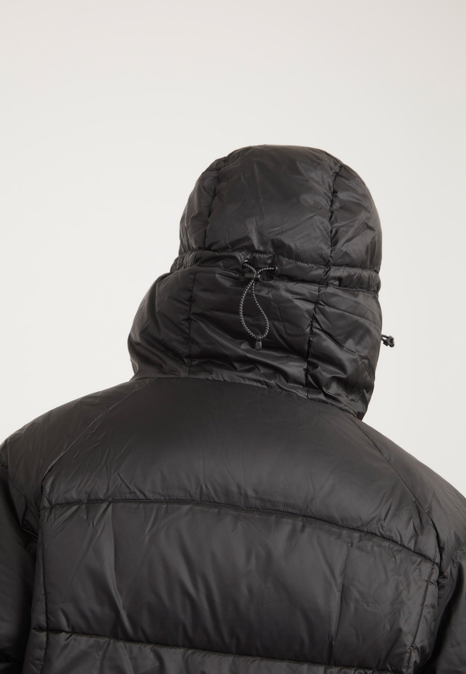 Bubble Jacket Black detail shot by JACK1T