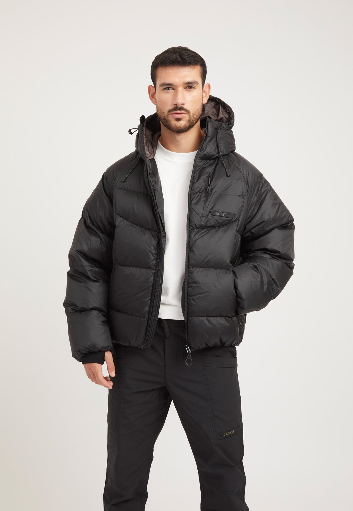 Bubble Jacket Black styled shot by JACK1T