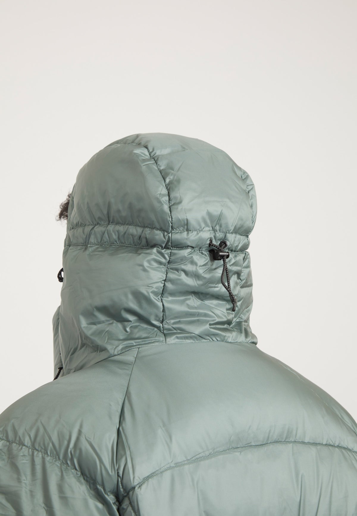 Bubble Jacket Green detail shot by JACK1T