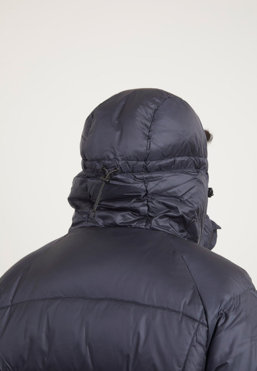 Bubble Jacket Navy detail shot by JACK1T