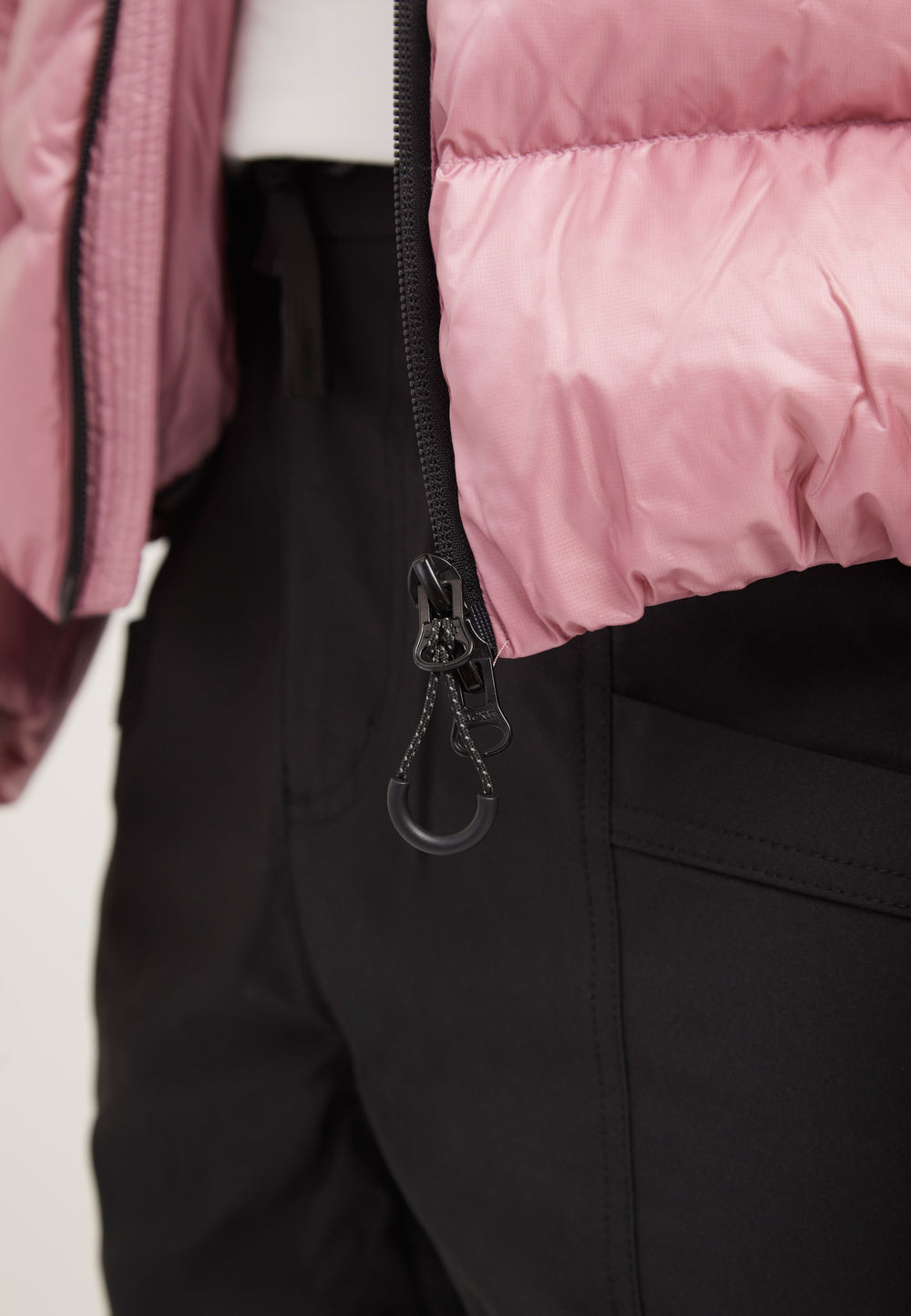 Bubble Jacket Pink detail shot by JACK1T