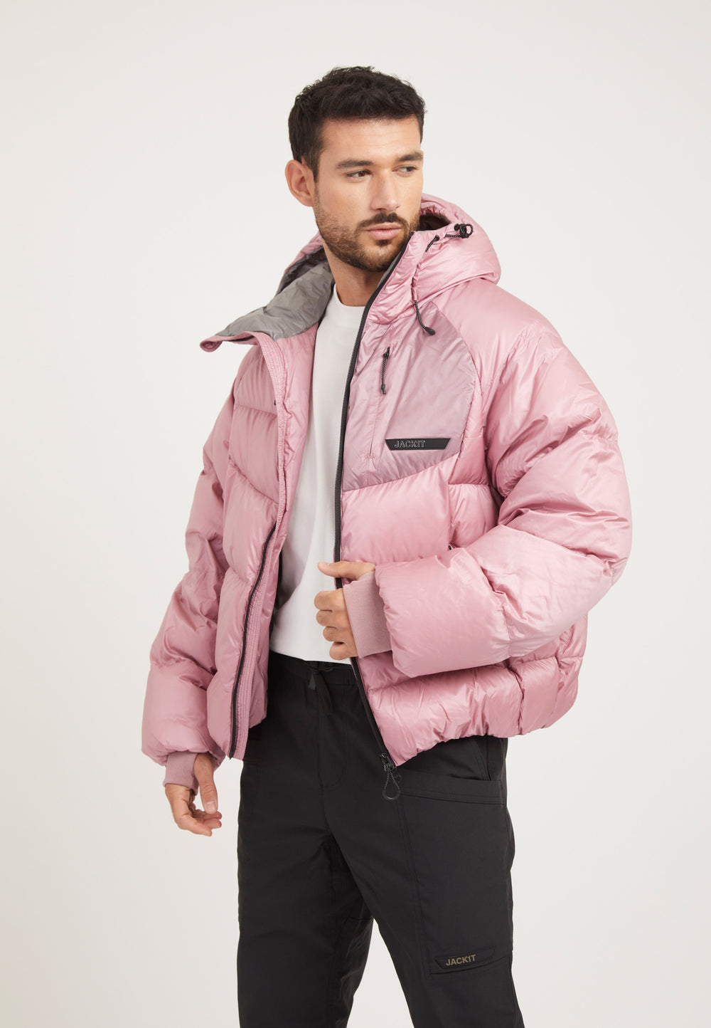 Bubble Jacket Pink styled shot by JACK1T