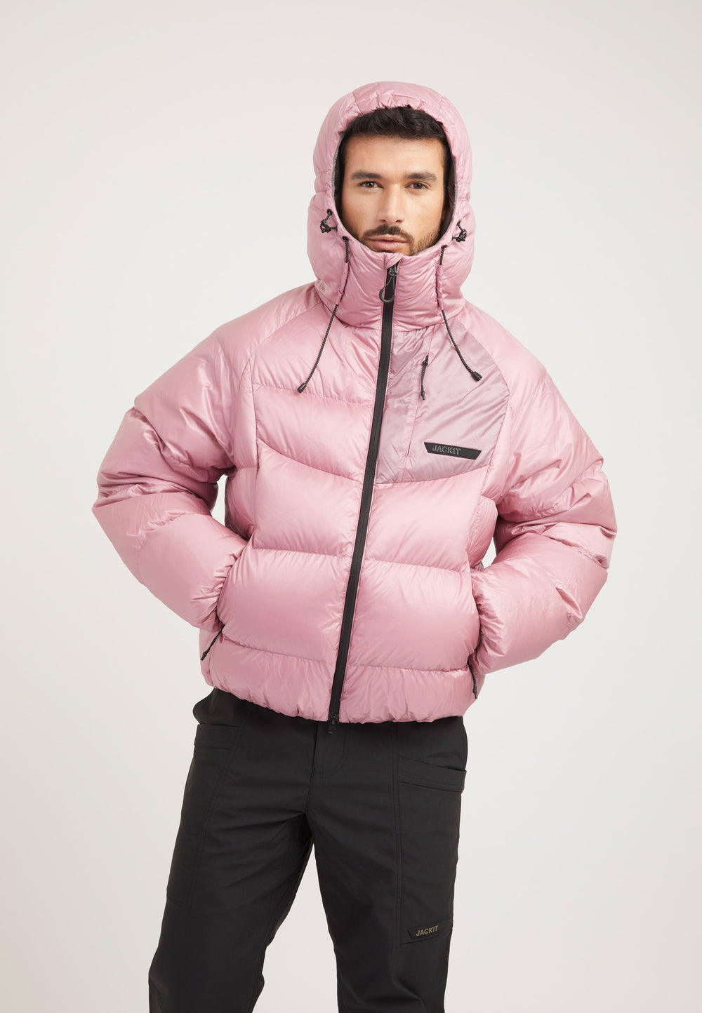 Bubble Jacket Pink styled shot by JACK1T