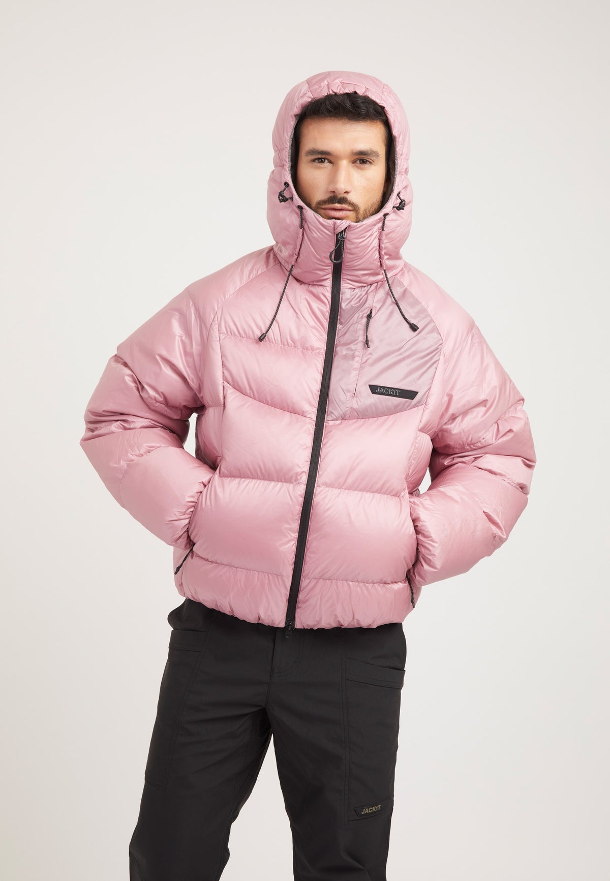 Bubble Jacket Pink styled shot by JACK1T