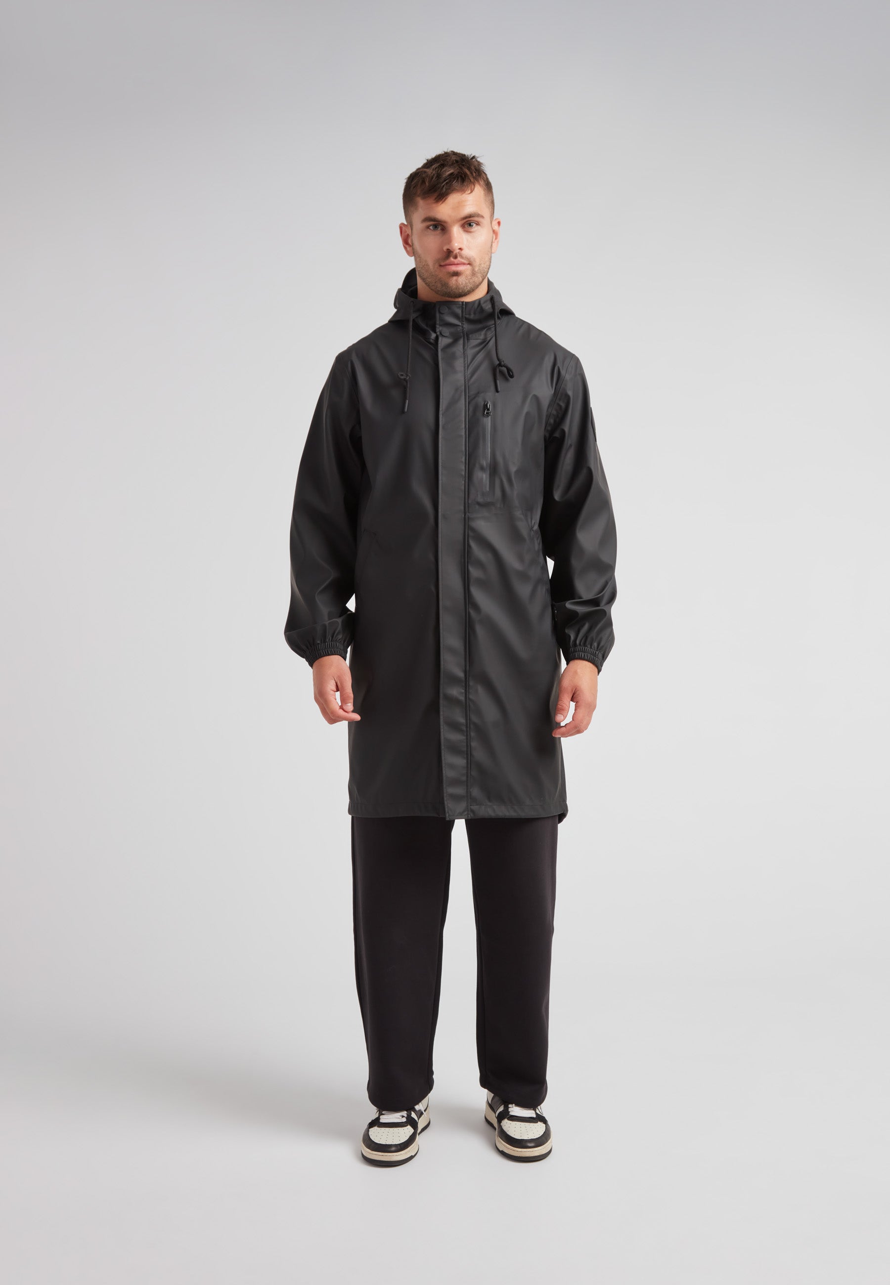 Shop Unisex ELEMENTS Raincoat in Black | JACK1T