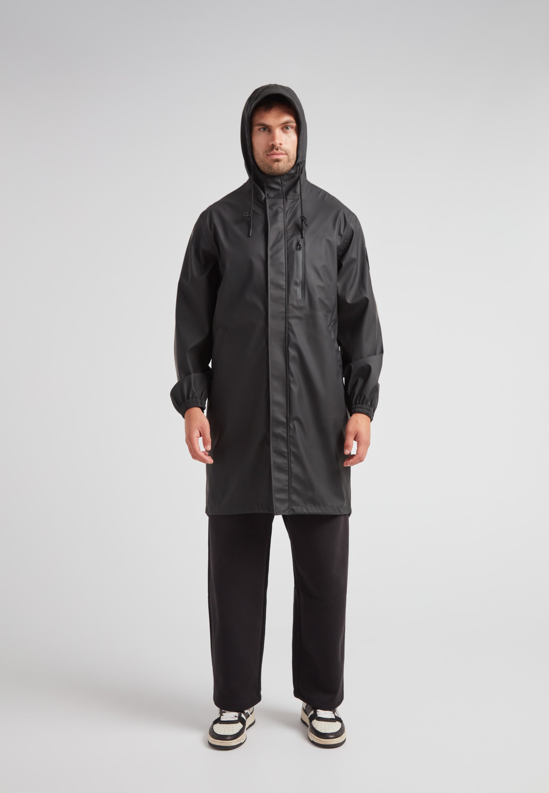Shop Unisex ELEMENTS Raincoat in Black | JACK1T