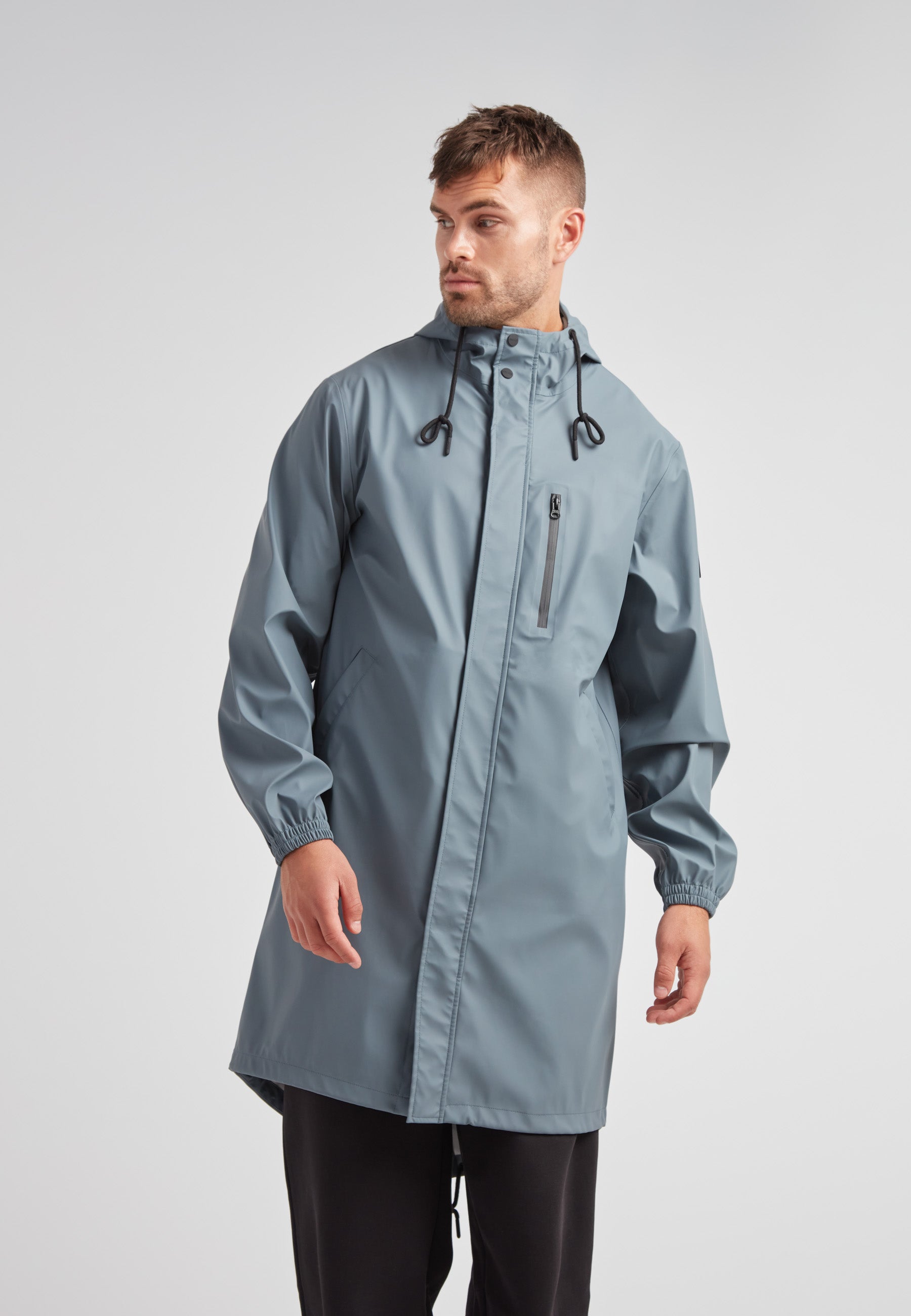 Shop Unisex ELEMENTS Raincoat in Grey | JACK1T