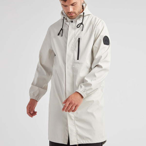 Shop Unisex ELEMENTS Raincoat in Stone | JACK1T