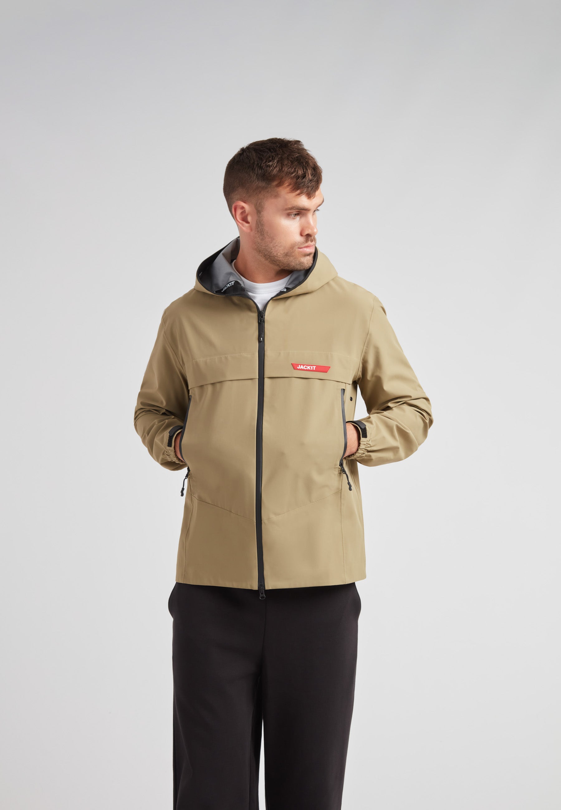 Xenon R3D Waterproof Jacket in Light Olive | JACK1T