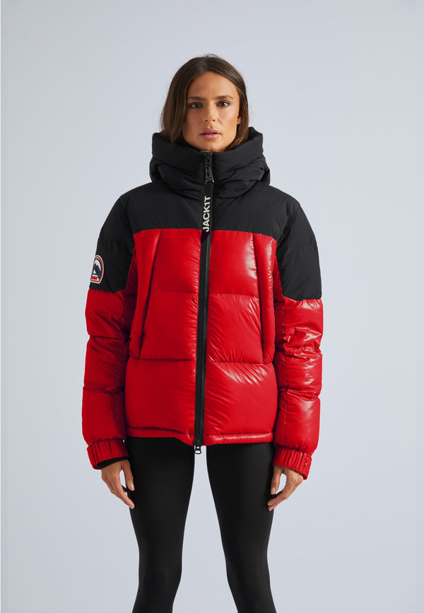 Luna Down Hooded Puffer Jacket